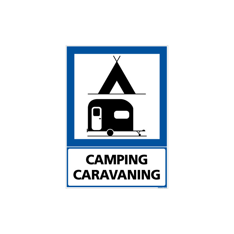 PANNEAU INFORMATION CAMPING CARAVANING (F0225)