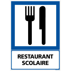 PANNEAU INFORMATION RESTAURANT SCOLAIRE (F0227)