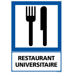 PANNEAU INFORMATION RESTAURANT UNIVERSITAIRE (F0228)