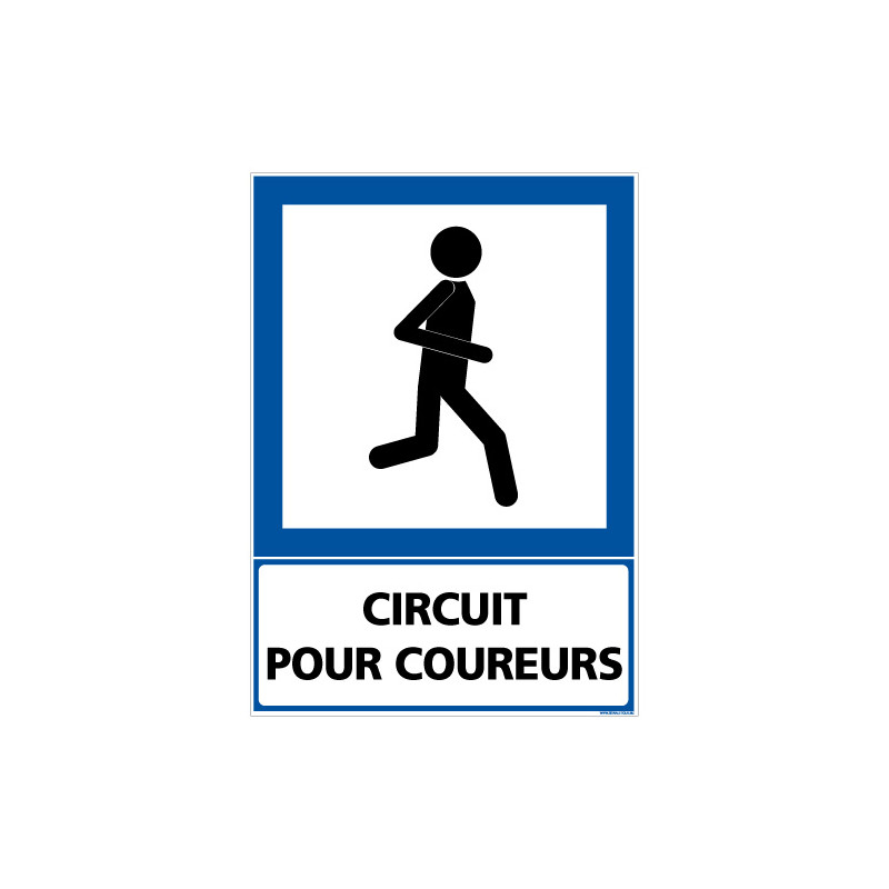 PANNEAU CIRCUIT POUR COUREURS (F0233)