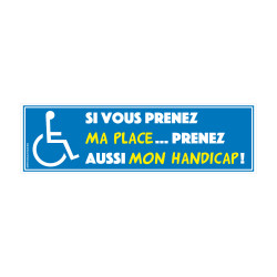Stickers pour personnes en situation de handicap à coller