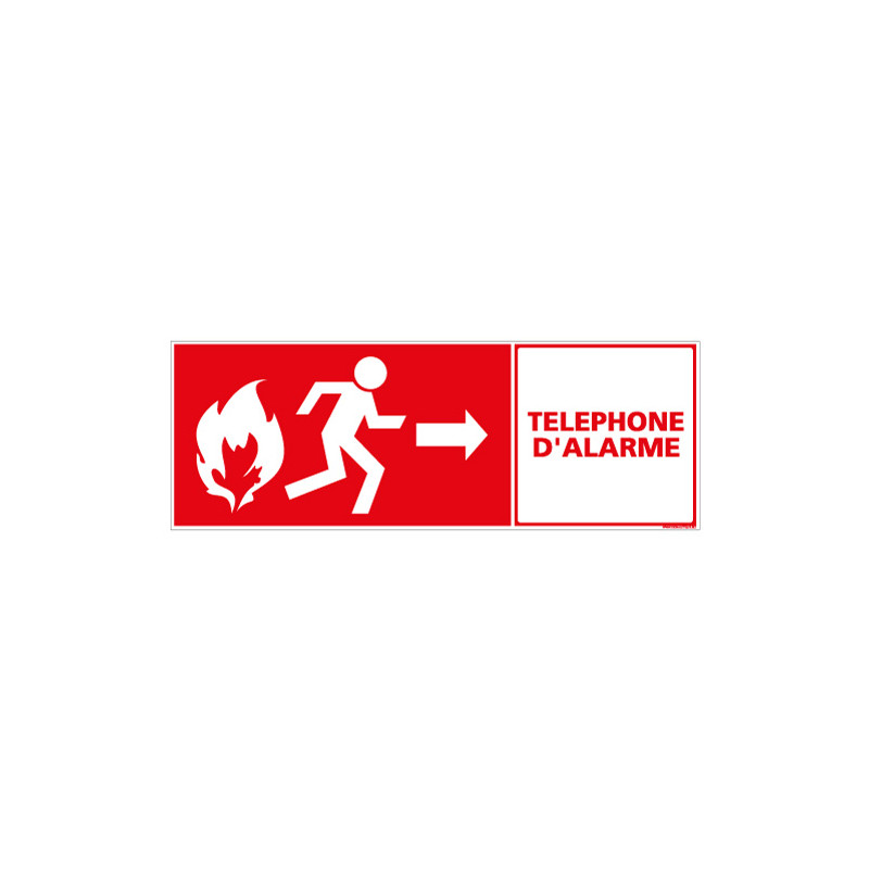 PANNEAU TELEPHONE D'ALARME (A0443)
