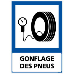 PANNEAU GONFLAGE DES PNEUS (F0252)