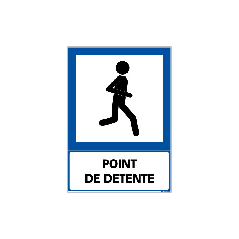 PANNEAU INFORMATION POINT DETENTE (F0258)