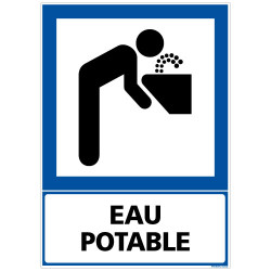 PANNEAU INFORMATION EAU POTABLE (F0259)