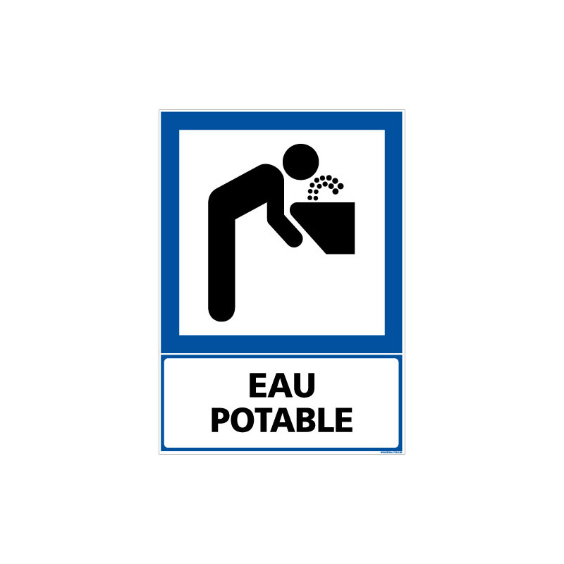 PANNEAU INFORMATION EAU POTABLE (F0259)