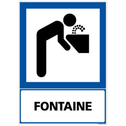 PANNEAU INFORMATION FONTAINE (F0260)