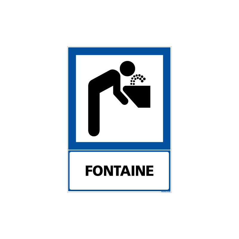 PANNEAU INFORMATION FONTAINE (F0260)