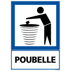 PANNEAU POUBELLES (F0274)