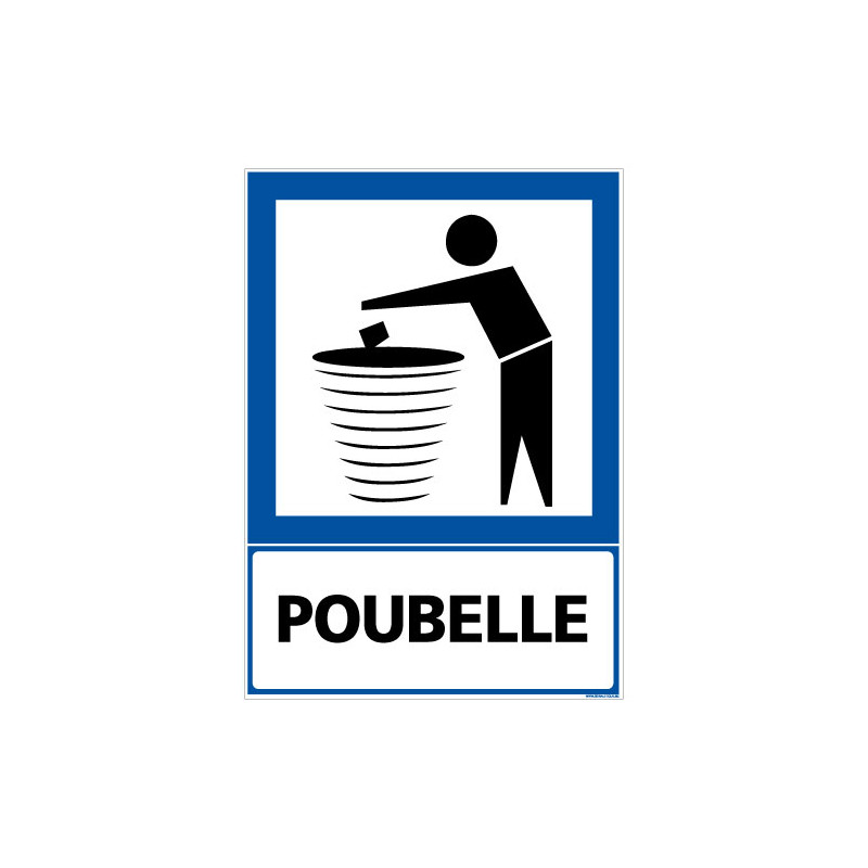 PANNEAU POUBELLES (F0274)