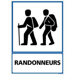 PANNEAU RANDONNEURS (F0277)