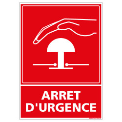 PANNEAU ARRET D'URGENCE (A0445)