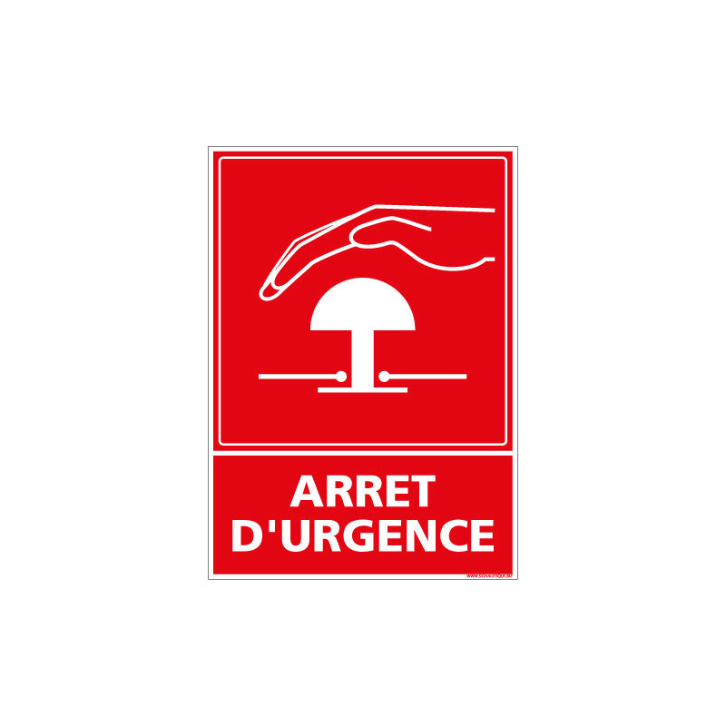 PANNEAU ARRET D'URGENCE (A0445)