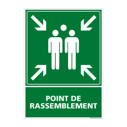 Panneau Point de rassemblement