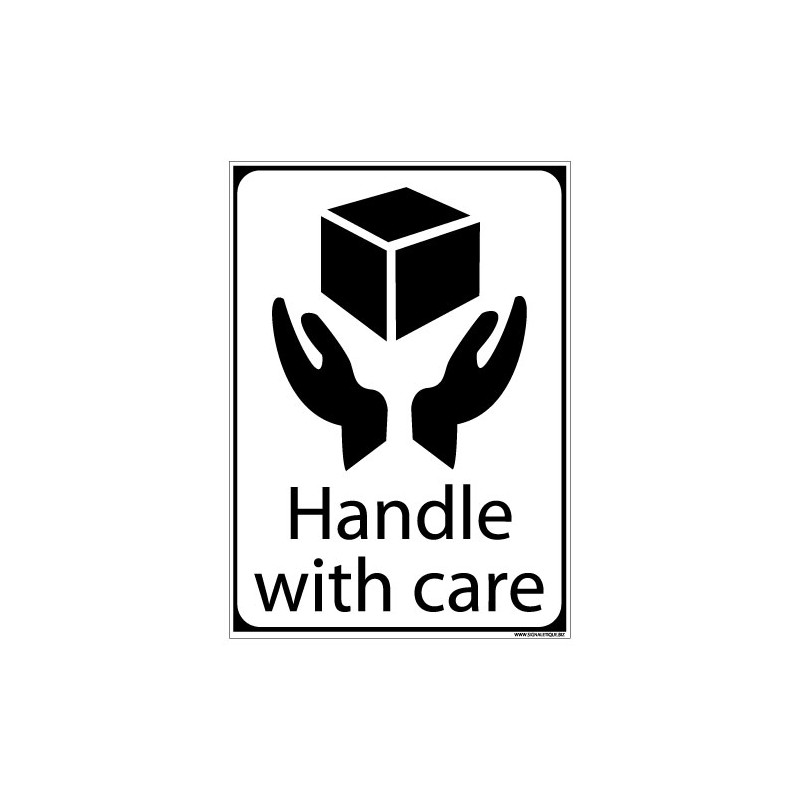 PANNEAU FRAGILE, HANDLE WITH CARE (F0335)