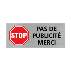 Adhésif Pas de publicité merci