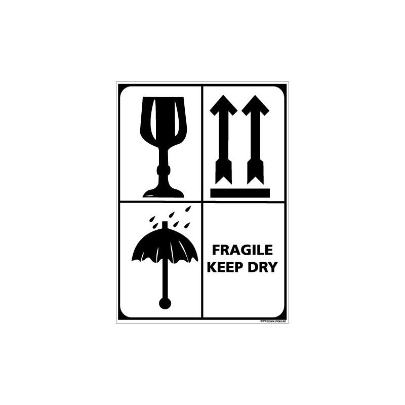 PANNEAU FRAGILE KEEP DRY (F0338)