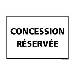 Concession reservee