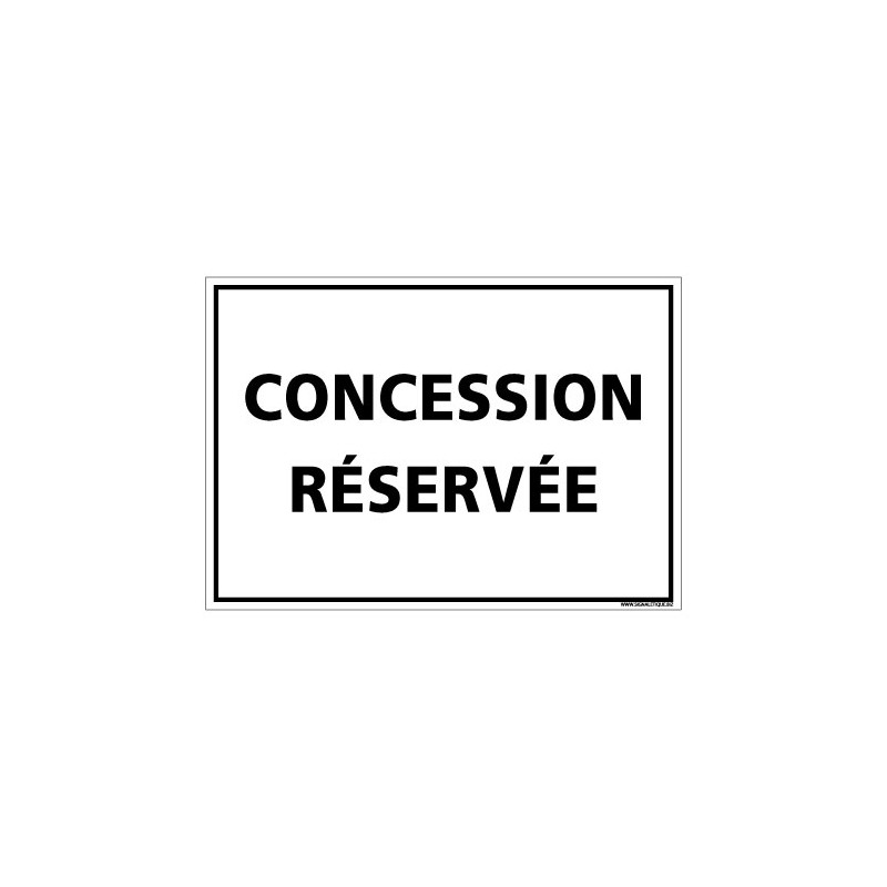Concession reservee