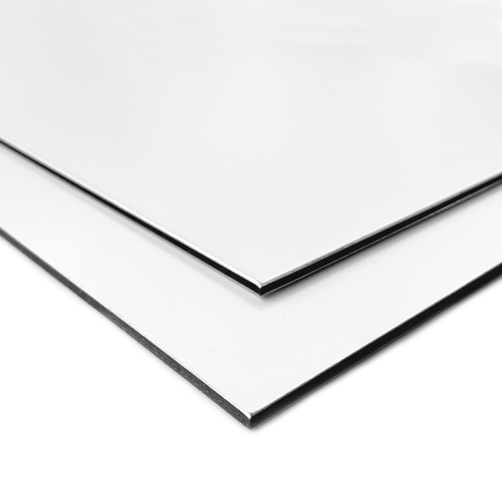 Panneau Aluminium Blanc Composite 2 mm. Alupanel alu blanc. Plaque alu blanc