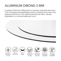 aluminium dibond alupanel blanc