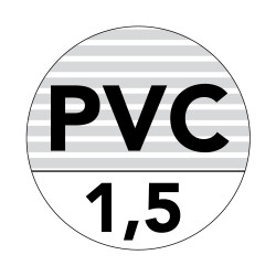 PVC matière première 1,5 mm