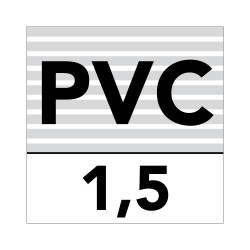 PVC matière première 1,5 mm