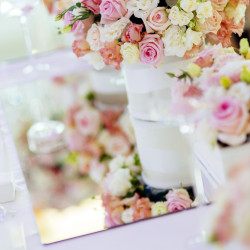 plateau mariage en miroir incassable