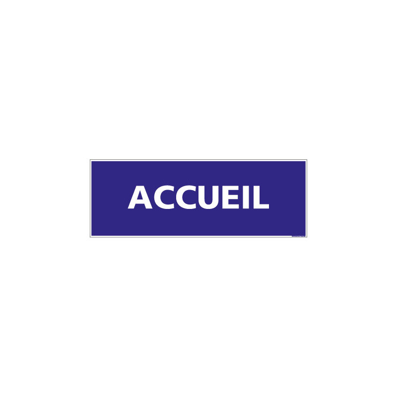 PANNEAU SIGNALISATION INFORMATION ACCUEIL (G0088)