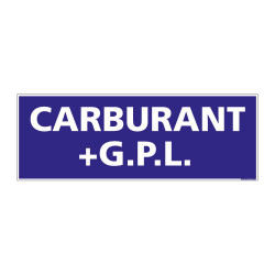 PANNEAU SIGNALISATION INFORMATION CARBURANT+G.P.L.