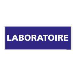 PANNEAU SIGNALISATION INFORMATION LABORATOIRE (G0135)