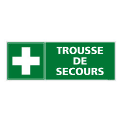 panneau trousse de secours