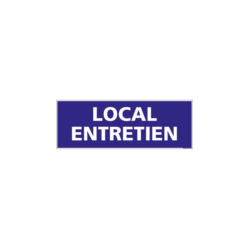 PANNEAU SIGNALISATION INFORMATION LOCAL ENTRETIEN (G0140)