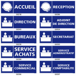 Signalisation d'information des bureaux