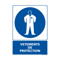 panneau vêtements de protection obligatoire