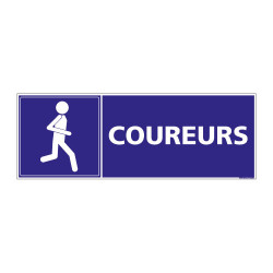 PANNEAU SIGNALISATION INFORMATION COUREURS