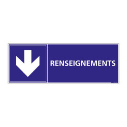 PANNEAU SIGNALISATION INFORMATION RENSEIGNEMENTS