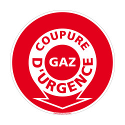 panneau incendie coupure d'urgence gaz