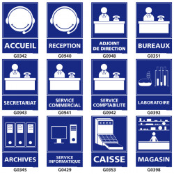 Panneau d'information et d'accueil