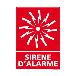 panneau sirène alarme