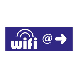 PANNEAU SIGNALISATION INFORMATION WIFI (G0874)