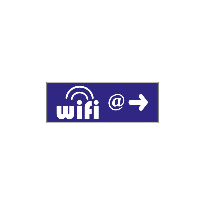 PANNEAU SIGNALISATION INFORMATION WIFI (G0874)