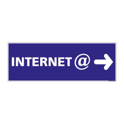 PANNEAU SIGNALISATION INFORMATION INTERNET (G0875)