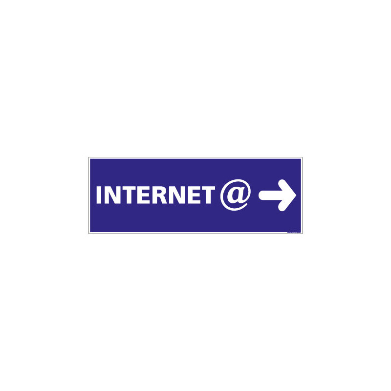 PANNEAU SIGNALISATION INFORMATION INTERNET (G0875)