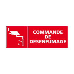 panneau de signalisation incendie commande de désenfumage