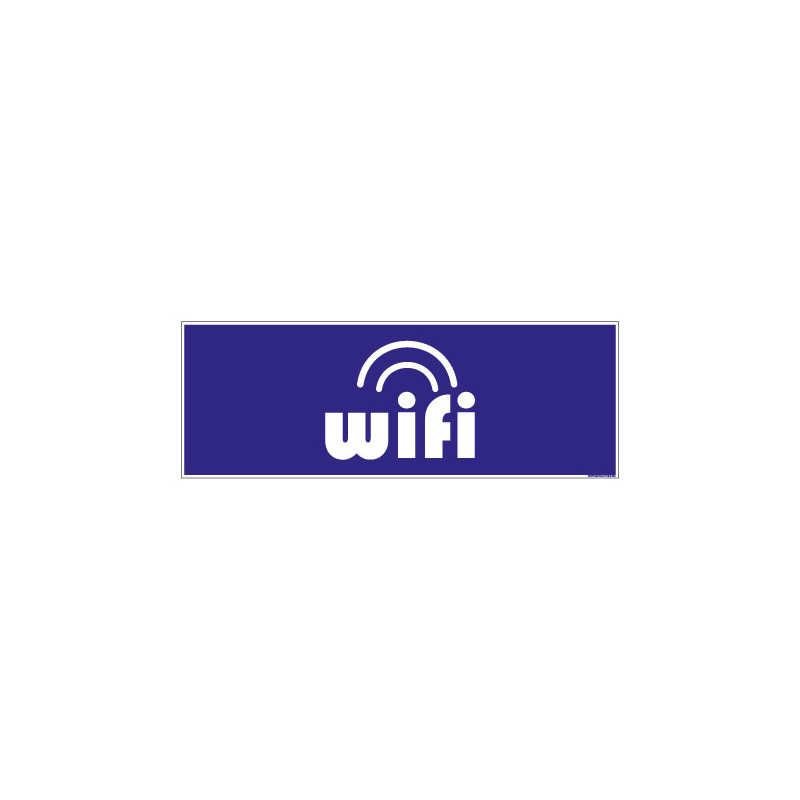 PANNEAU SIGNALISATION INFORMATION WIFI (G0878)