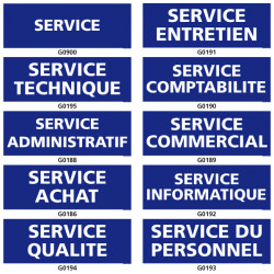 Panneau d'information et de service