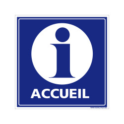 panneau accueil information