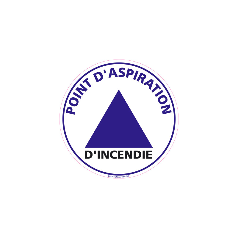 Panneau point d'aspiration incendie (A0505)