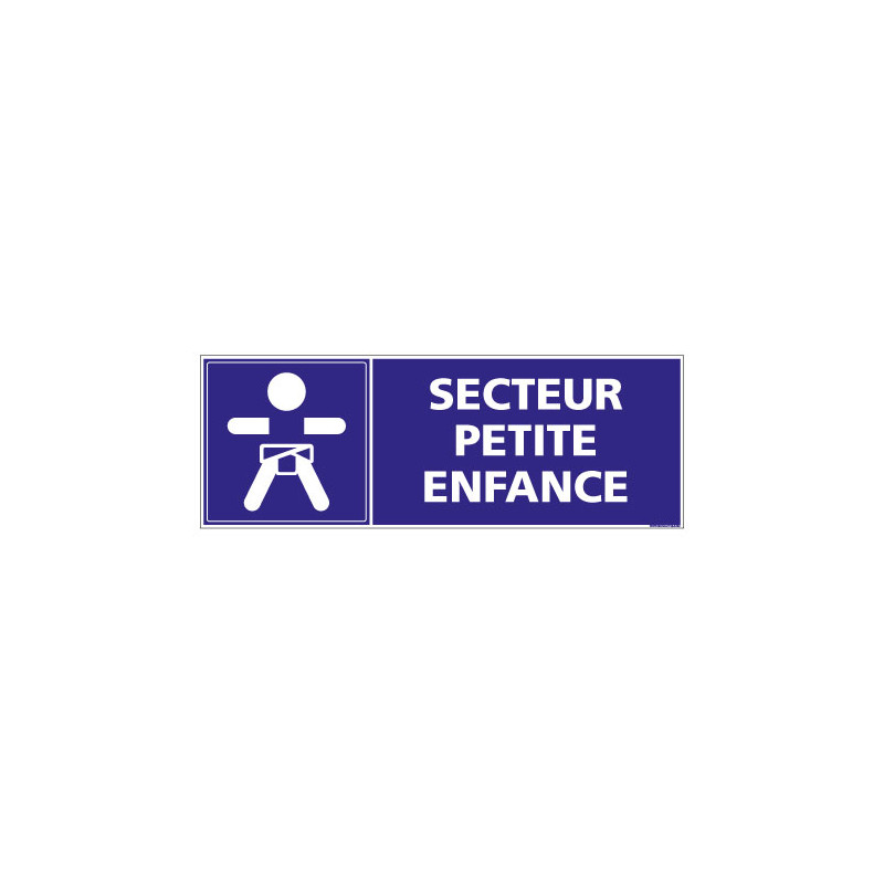PANNEAU SIGNALISATION INFORMATION SECTEUR PETITE ENFANCE (G0925)